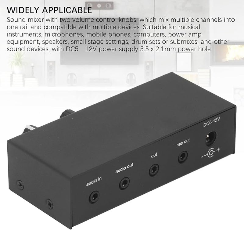 Stereo Sound Preamplifier Mixer for Turntables with Ultra Low Noise Operation - Image 4